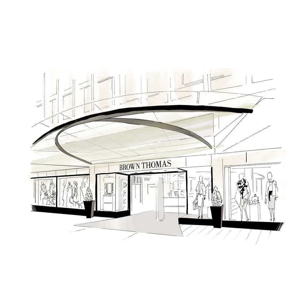 Brown Thomas - Event Illustrations by Jo Bird
